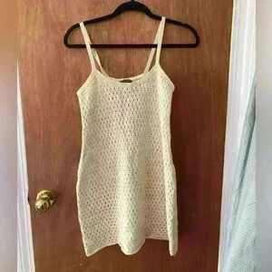 Wild Fable Knit Crochet Dress Swim Cover Up